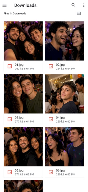 Save photos